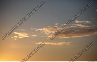 Photo Texture of Sunset Clouds , orange, clouds, cloudy